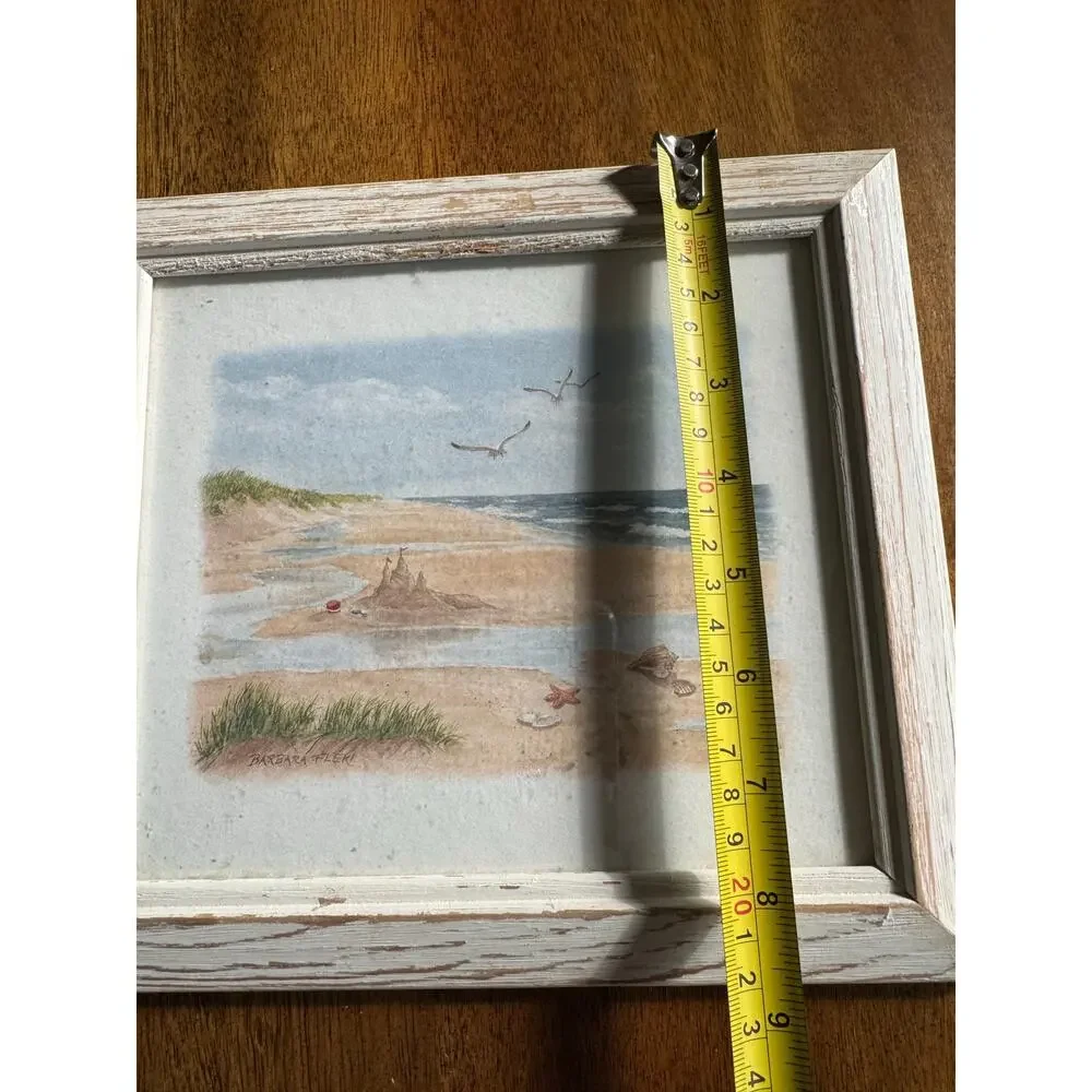Set of 2 Coastal Beach Framed Prints Barbara Fleri Judy Mandolf - Picture 6 of 9